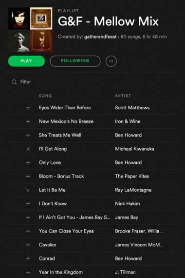 Music+Playlists++%7C++Gather+%26+Feast